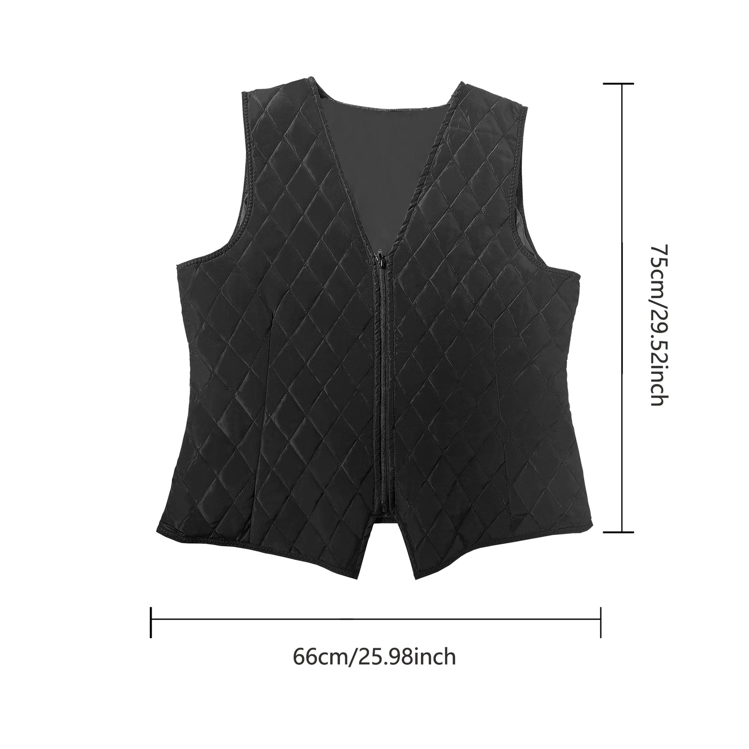 Winter Heated Vest USB-Powered 3 Heat Settings Relieves Shoulder Back Lumbar Muscle Stiffness Soreness Boosts Blood Circulation