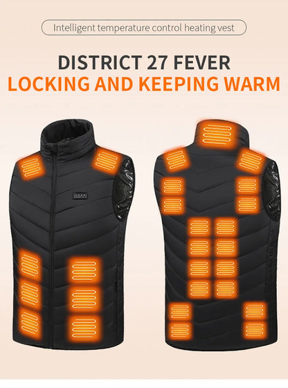 21 Heated Vest Electric Heated Jackets Men&