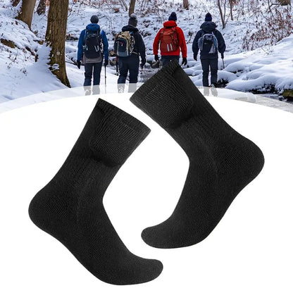 USB Heated Socks (Battery Not Included) - Full Foot Heating Warm Socks, Winter Skiing Outdoor Sports Thermal Electric Heat Socks