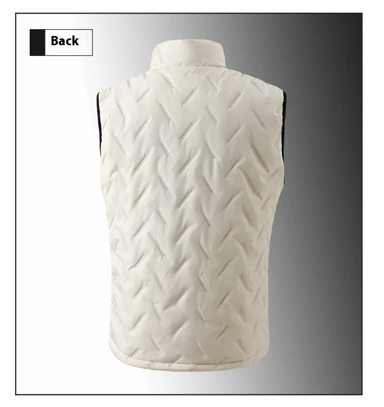 2025 New Heated Vest for Men 9 Heating Zones Dual Control Electric Warming Vest USB Smart Heating Waistcoat Ladies&