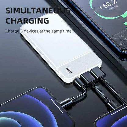50000mAh Power Bank High Capacity 120W Portable Super Fast Charging External Battery Powerbank PD 20W For Multiple Device