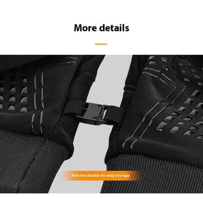 Thermal Touchscreen Cycling Gloves Windproof  Water-Resistant Winter Bike Gloves with Anti-Slip Grip