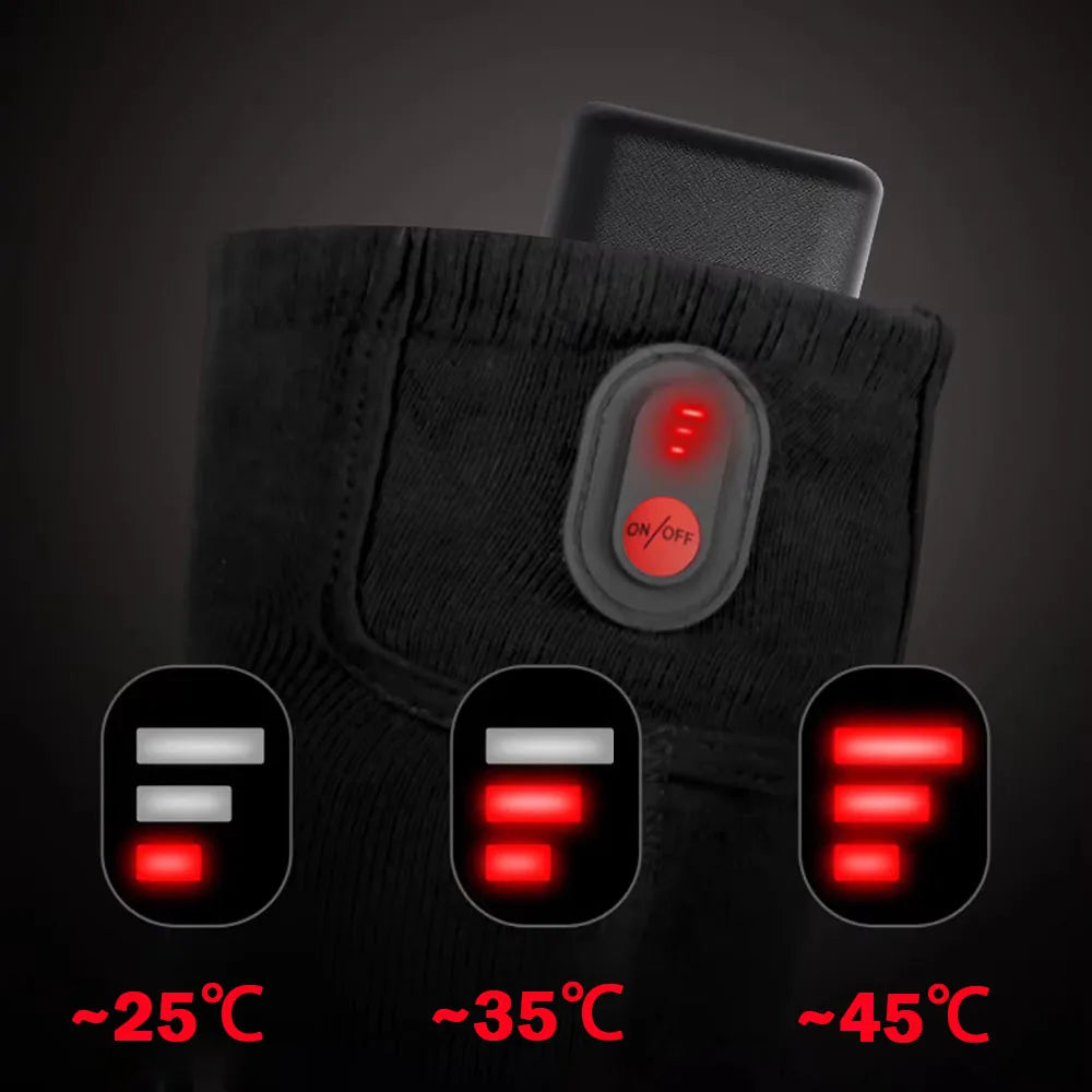 Winter Heated Socks With Battery Box Thermal Socks Women Men Heating Foot Warmer Electric Fever Socks Hiking Ski Warm Outdoor