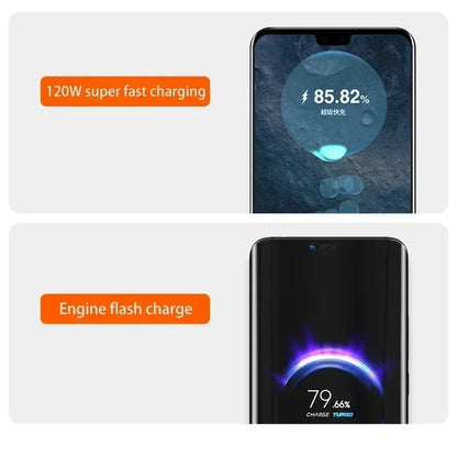 500000mAh 120W Super Fast CharginPower Bank g Portable Mobile Power Ultra large Capacity Digital Display External Battery ﻿