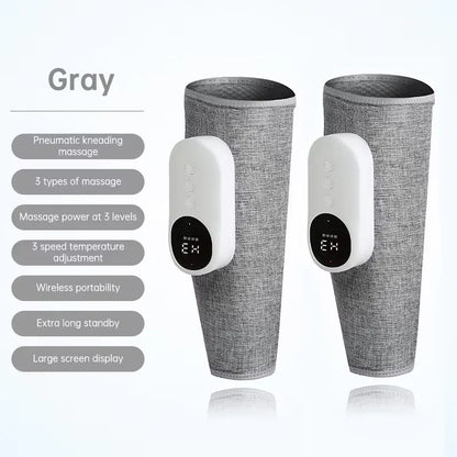 Leg Massager with Heat and Compression, Legs Massage for Circulation and Pain Relief , Heating Calf Leg Air Compression Massager