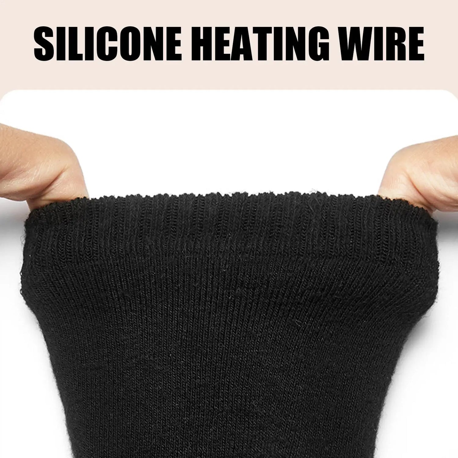 Electric Heated Socks Quick Heating Foot Warmer Long Warm Winter Socks Cold Weather USB Heating Socks for Outdoor Sports Walking