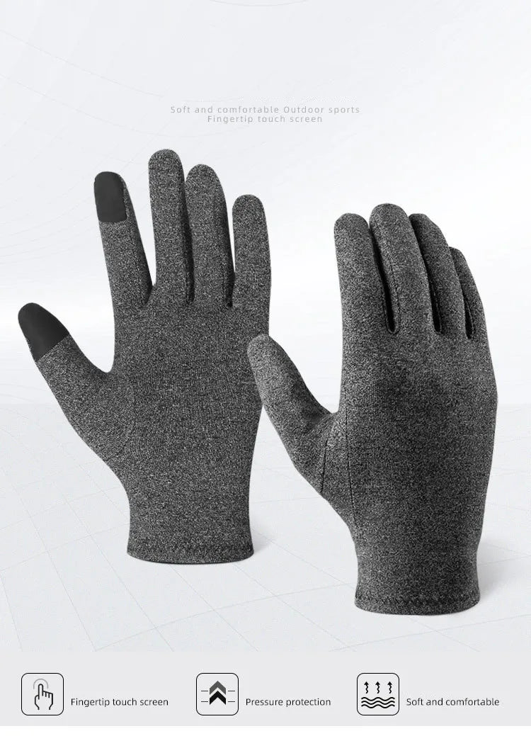 New Winter Gloves Thermal Touch Screen Thermal Windproof Warm Glove Arthritis Gloves Men Woman Rheumatoid Magnetic Therapy Glove