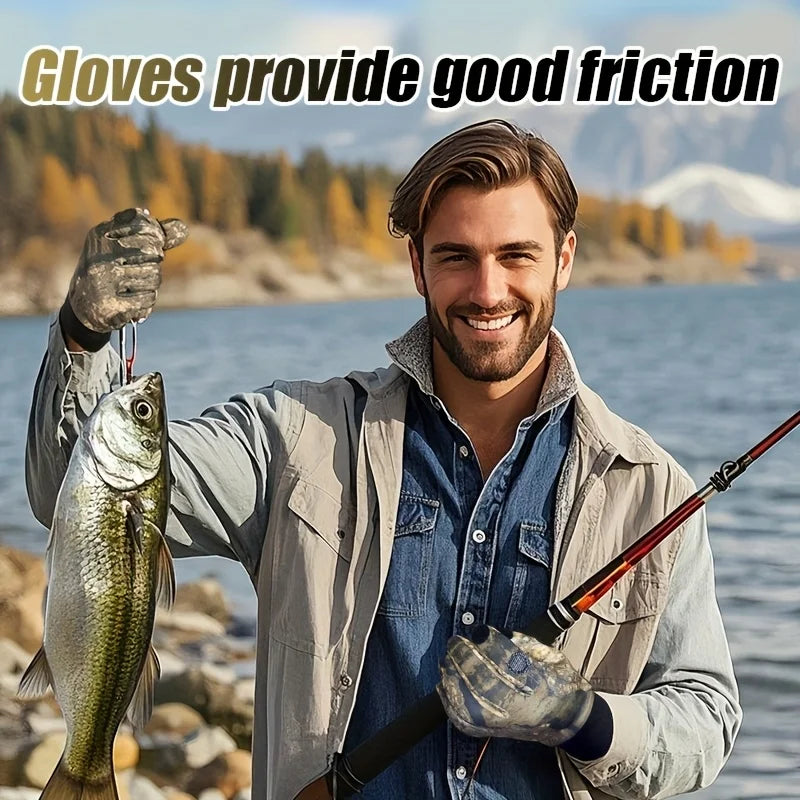 Thermal Winter Fishing &amp; Hunting Gloves With Touchscreen Control Thermal Motorcycle Riding Gloves Cold Weather Outdoor Gear