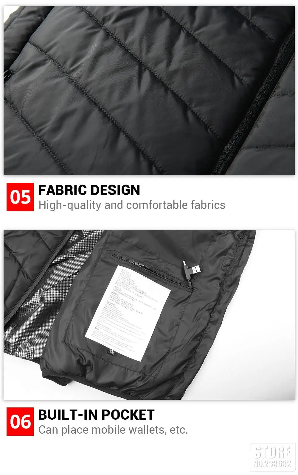 21 Heated Vest Winter Electric Heated Jackets Men Women Sportswear Heated Coat Coat Motorcycle USB Heating Jacket For Camping