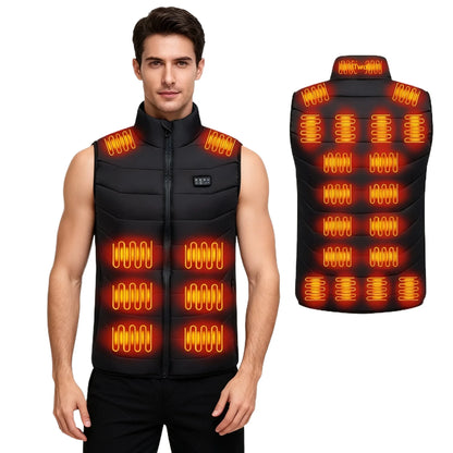 USB Heated Vest for Men and Women 2-Zone Heating Electric Warm Vest Lightweight Thermal Heated Jacket Smart Heating Winter Work