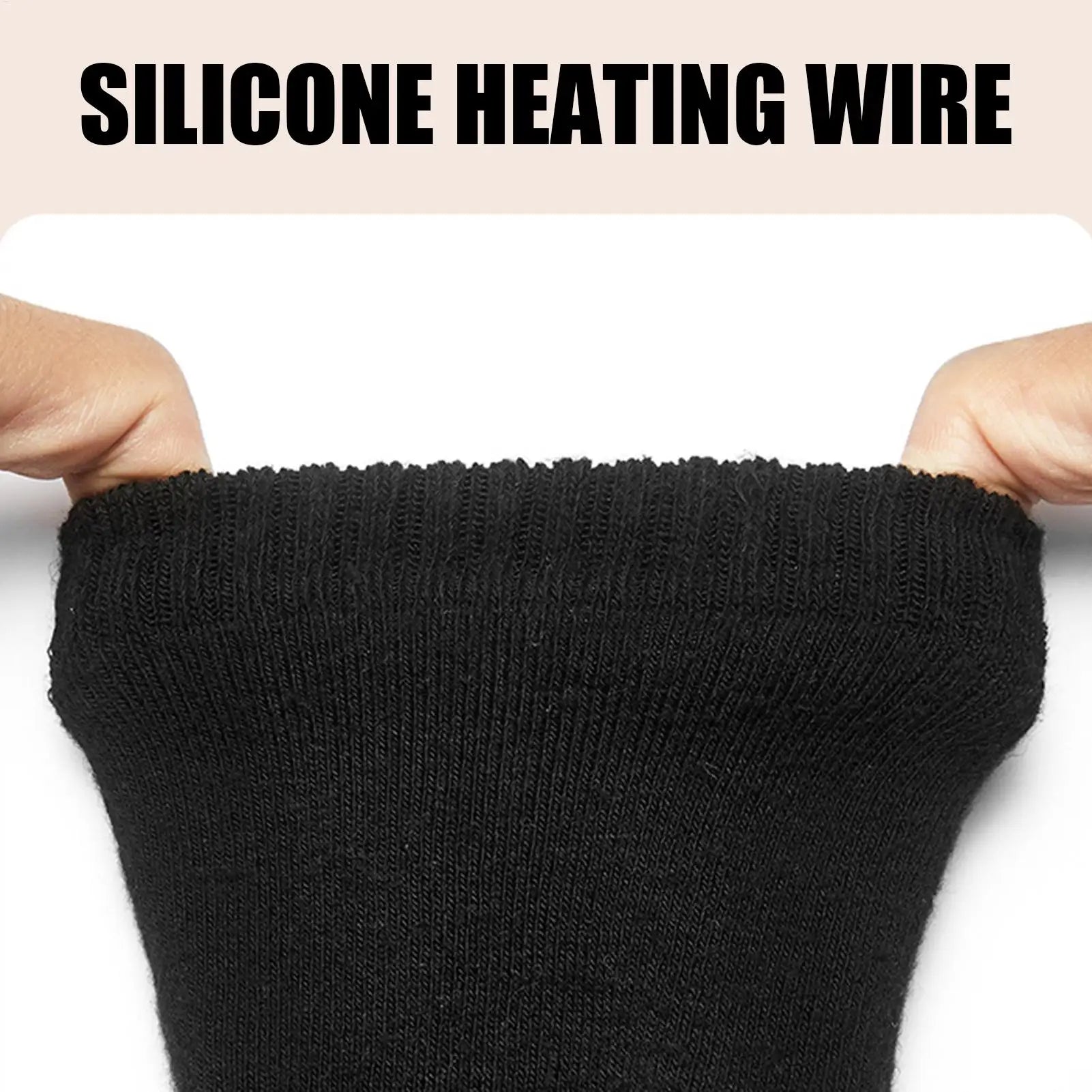 Winter Heated Socks Electric Socks for Men USB Electric Heated Socks Warm Cotton Socks with Fast Heating and Long Warmth