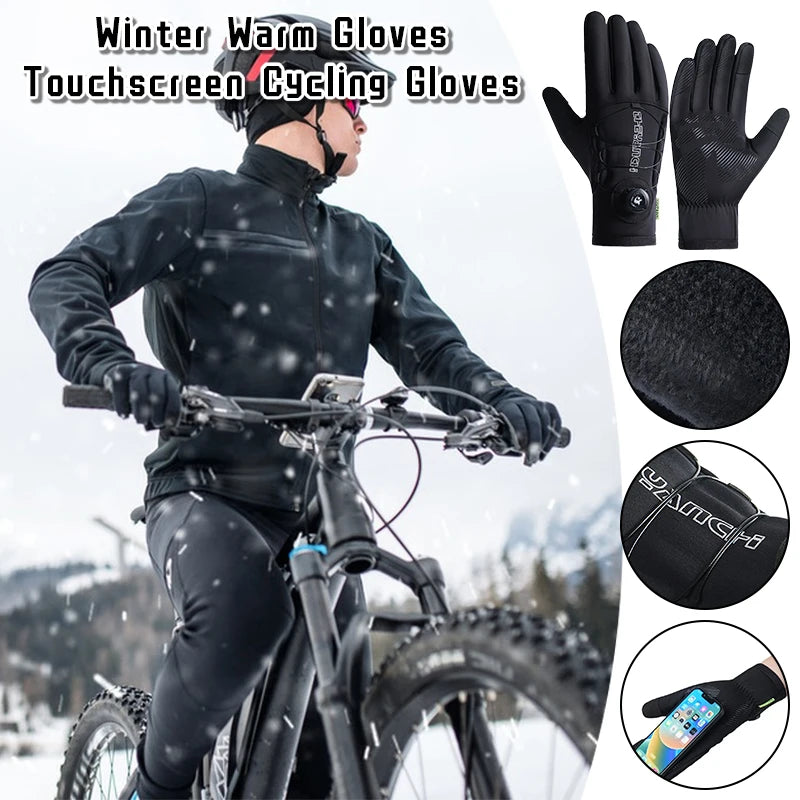 Thermal Touchscreen Winter Gloves Men Women Waterproof Windproof Thick Outdoor Sports Ski Cycling Accessories Warm Gloves