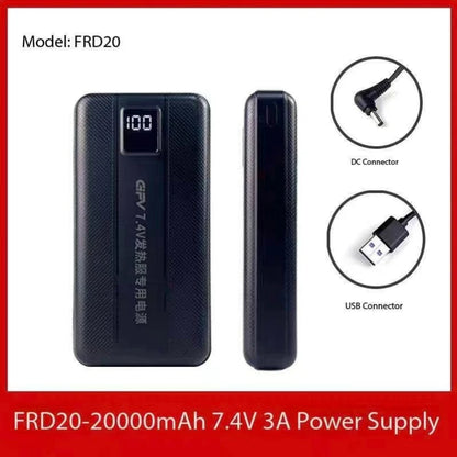 New Large Capacity 7.4V/3A/16000mAh/20000mAh Power Bank High Current Heating Battery for Electric Down Jacket Vest Heated Scarf