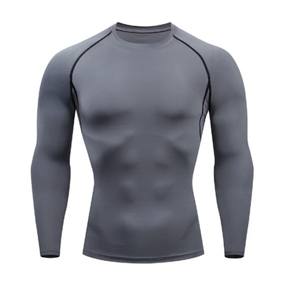 2025 Compression T Shirt Men Summer Sportswear Running T-shirt Elastic Quick Dry Sport Tops Tee Athletic Gym Workout Shirts Men