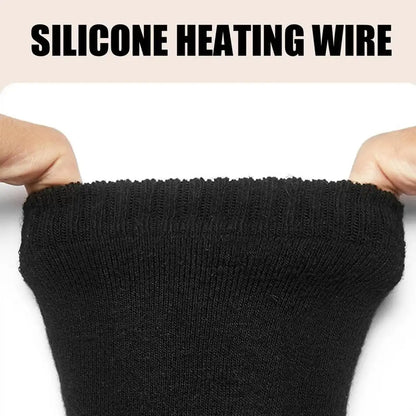 Heated Socks USB Electric Heating Warm Comfortable for Ski Snowboarding Winter Sports Outdoor Activities Travel Camping Home