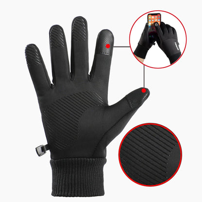 Touch Screen Waterproof Thermal Sport  Gloves Women Men Cycling Gloves ，Perfect for Running, Driving, Hiking, Walking, Working