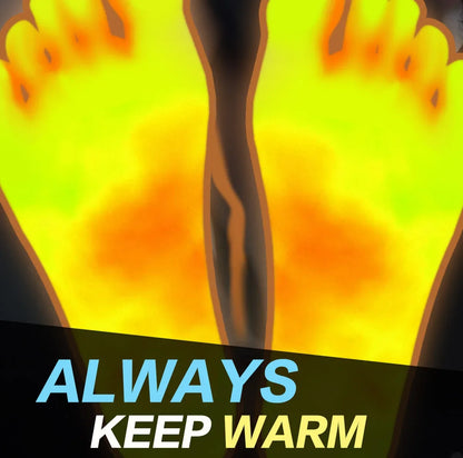 1/5Pairs Heated Socks, Self Heating Socks for Men Women,Massage Anti-Freezing for Fishing Camping Hiking Skiing and Foot Warmer