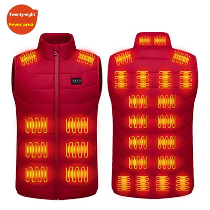 USB Heated Vest for Men and Women 2-Zone Heating Electric Warm Vest Lightweight Thermal Heated Jacket Smart Heating Winter Work