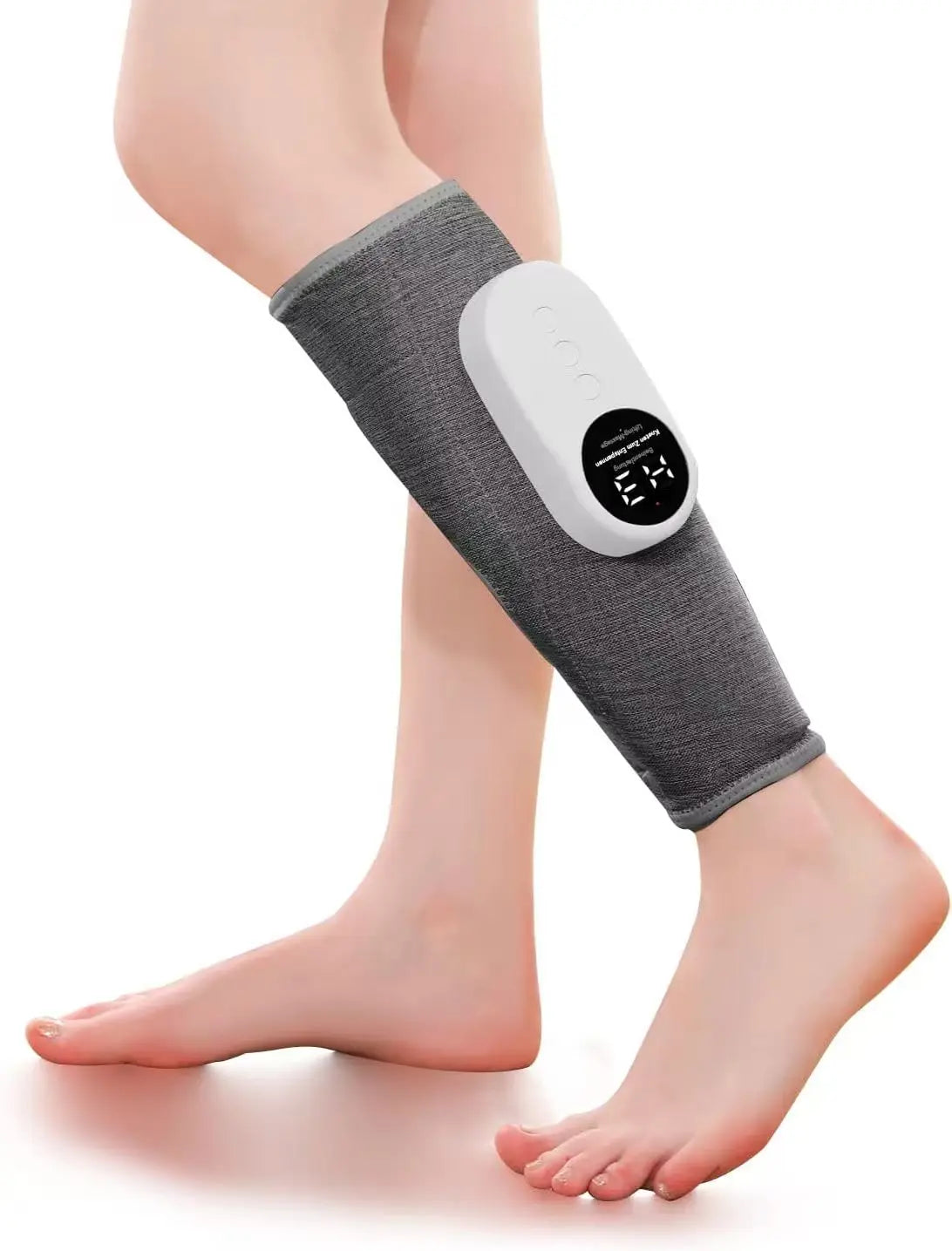 Leg Massager with Heat and Compression, Legs Massage for Circulation and Pain Relief , Heating Calf Leg Air Compression Massager