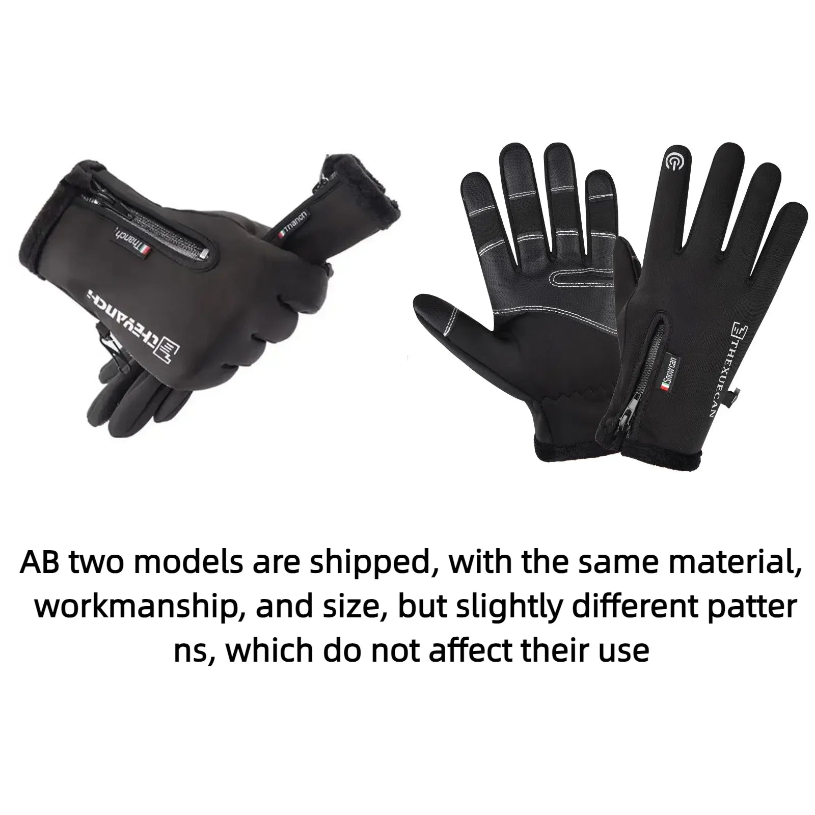 Winter Gloves Waterproof Thermal Touch Screen Thermal Windproof Warm Gloves Cold Weather Running Riding Sports Hiking Ski Gloves