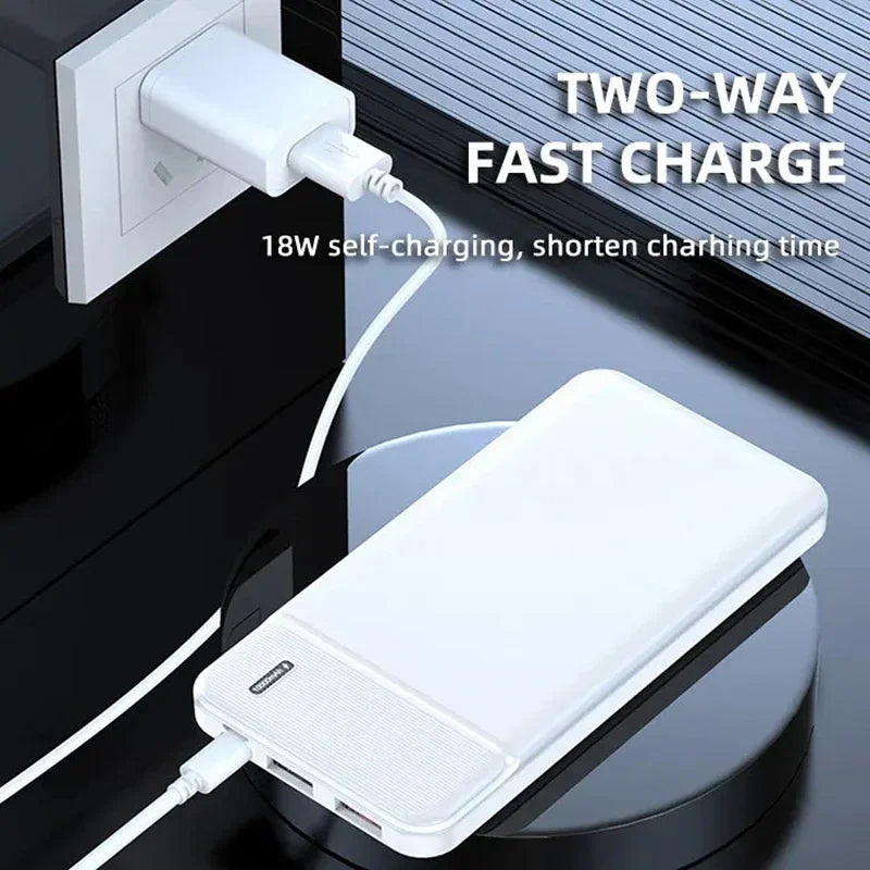 50000mAh Power Bank High Capacity 120W Portable Super Fast Charging External Battery Powerbank PD 20W For Multiple Device