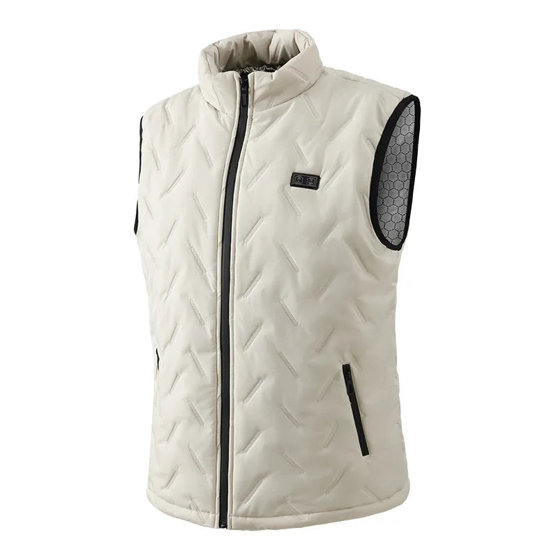 2025 New Heated Vest for Men 9 Heating Zones Dual Control Electric Warming Vest USB Smart Heating Waistcoat Ladies&