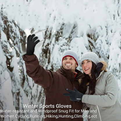 Thermal Gloves for Men &amp; Women for Touchscreen Use,Featuring a Non-Slip Grip,Windproof Properties,Warmth for Cycling &amp; Hiking.