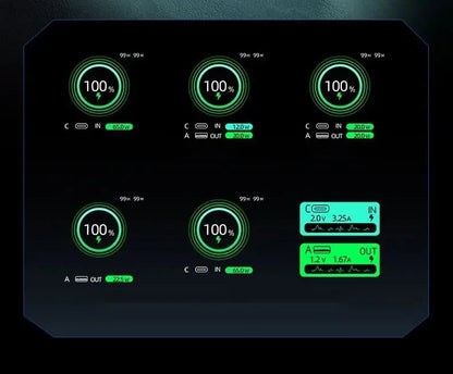 Large Capacity 100W Power Bank Portable 27000mAh Fast Charger External Spare Battery Powerful Powerbank For laptop iPhone Xiaomi