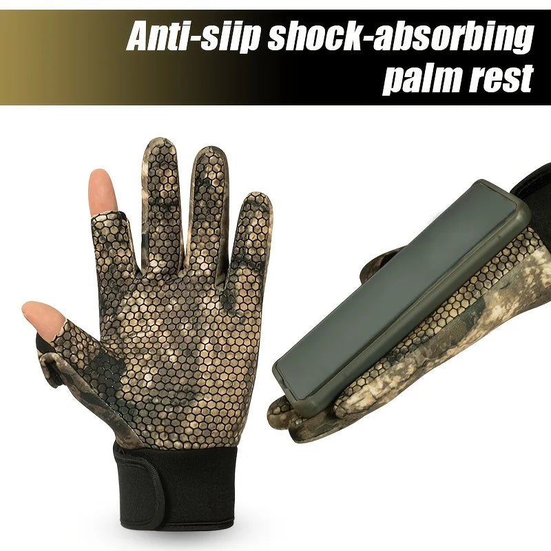 Thermal Winter Fishing &amp; Hunting Gloves With Touchscreen Control Thermal Motorcycle Riding Gloves Cold Weather Outdoor Gear