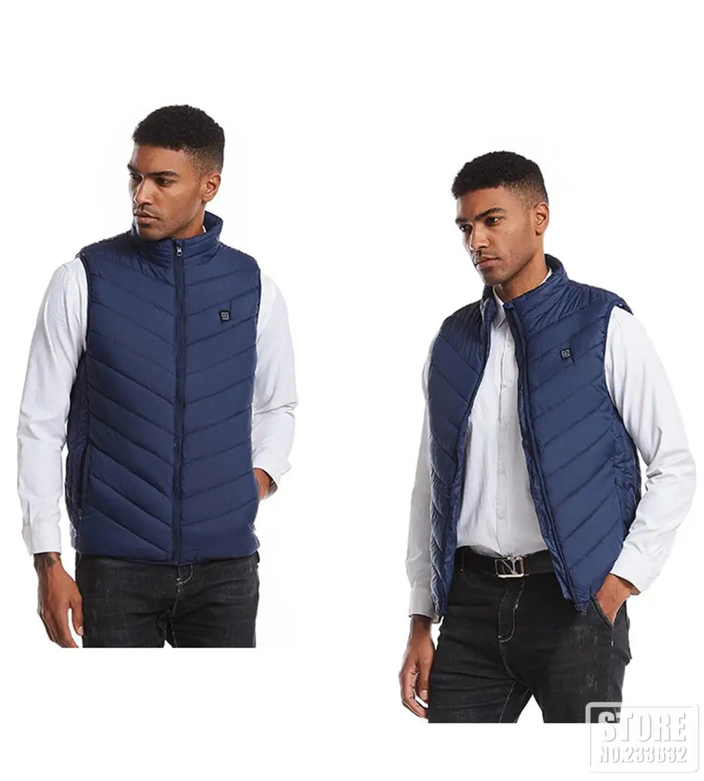 21 Heated Vest Winter Electric Heated Jackets Men Women Sportswear Heated Coat Coat Motorcycle USB Heating Jacket For Camping