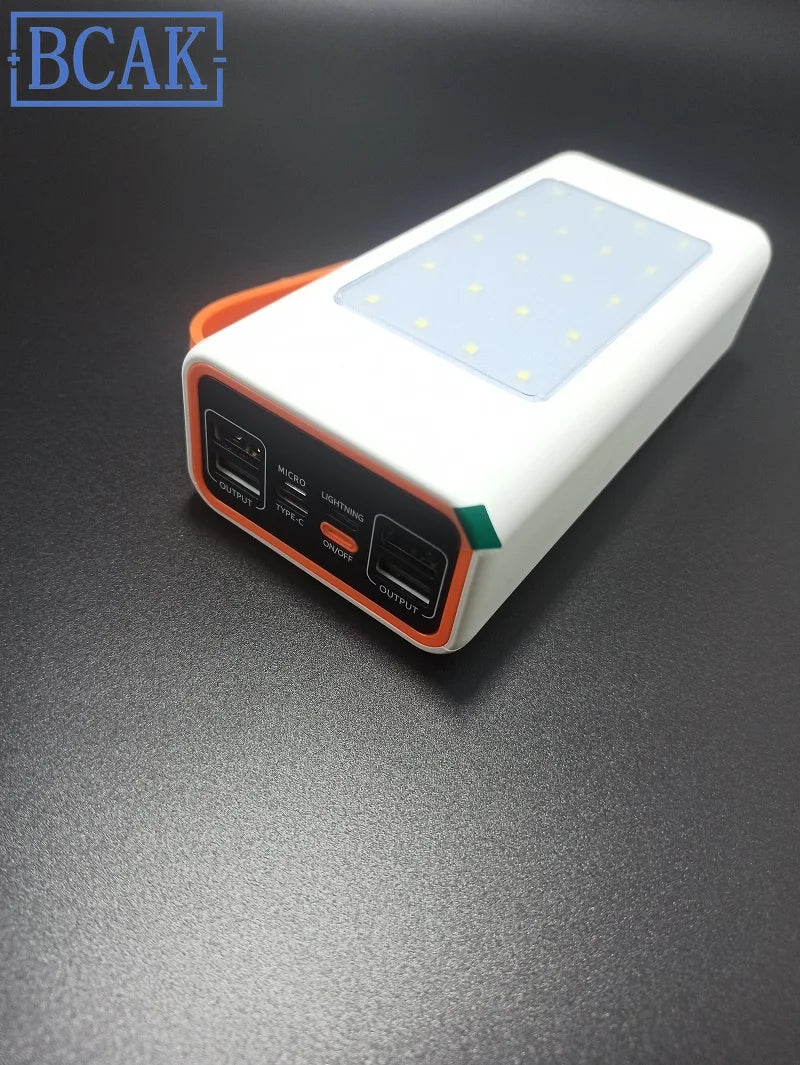 500000MAH  100000mah 200000mah 300000mahPowerbank Fast Charging Real Capacity BCAK with Built-in Cable Super Large Capacity