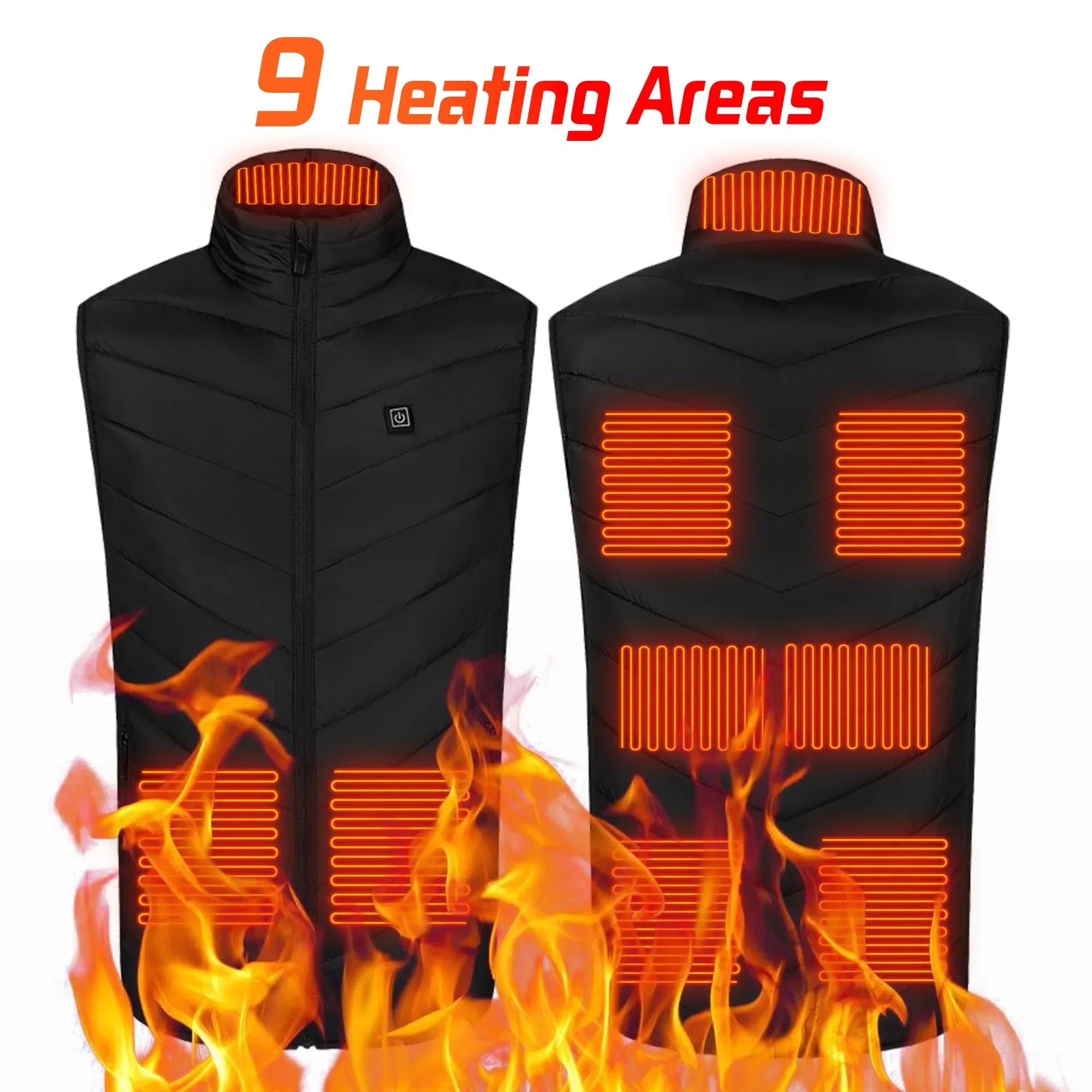 21 Heated Vest Electric Heated Jackets Men&