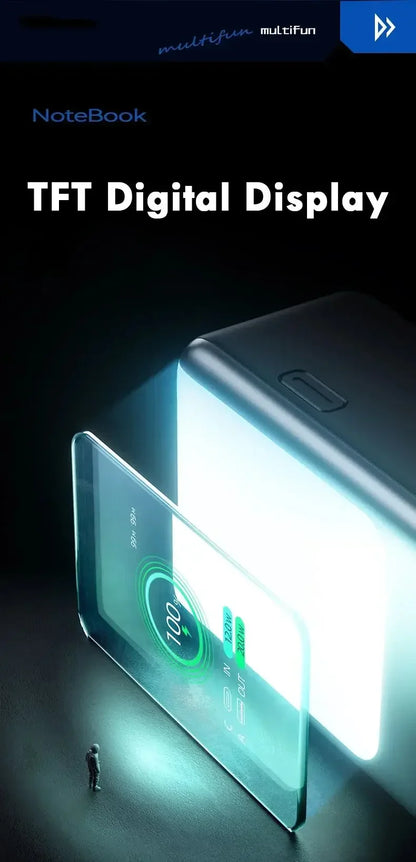 Large Capacity 100W Power Bank Portable 27000mAh Fast Charger External Spare Battery Powerful Powerbank For laptop iPhone Xiaomi