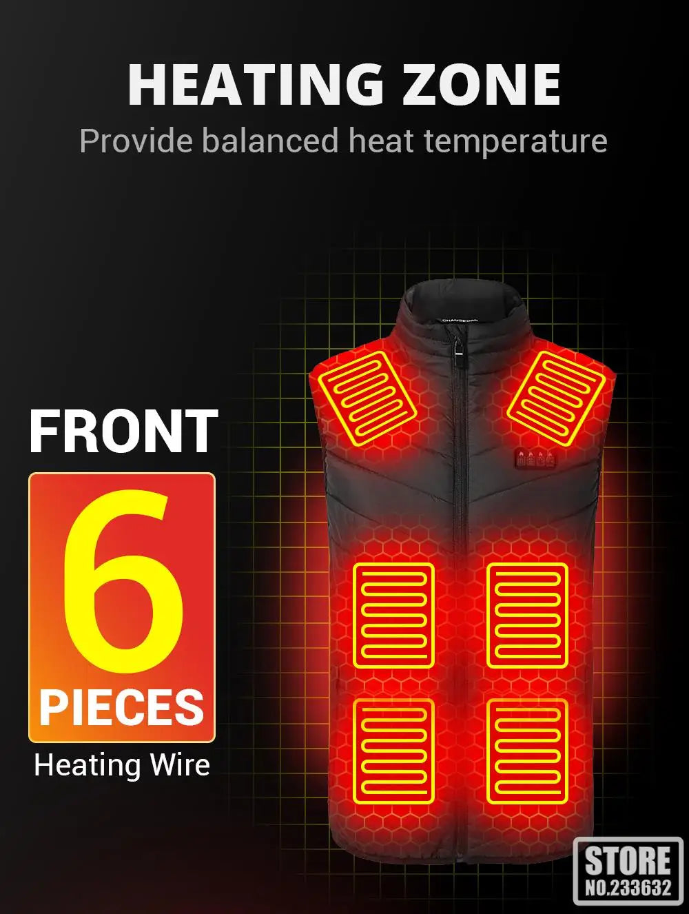 21 Heated Vest Winter Electric Heated Jackets Men Women Sportswear Heated Coat Coat Motorcycle USB Heating Jacket For Camping