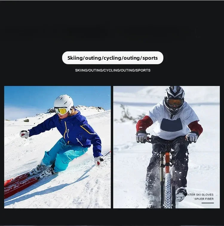 Waterproof Thermal Touch Screen Winter Gloves Thermal Windproof Warm Gloves Cold Weather Running Sports Hiking Ski Gloves
