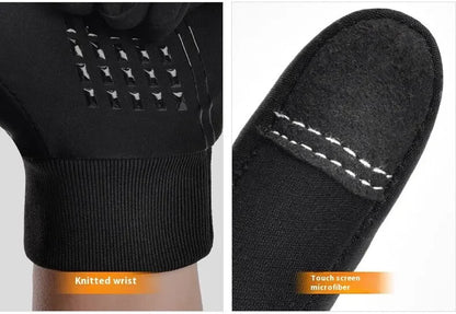 Thermal Touchscreen Cycling Gloves Windproof  Water-Resistant Winter Bike Gloves with Anti-Slip Grip