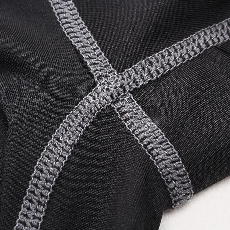 Men Thermal Underwear Thermal Shirt Tops Fleece Undershirt Round Neck t-Shirt Inner Wear Compression Shirts Winter Man Clothes