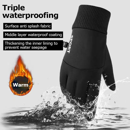 Touch Screen Winter Gloves Men Women Warm Water Resistant Windproof Thermal for Driving Running Ski Riding